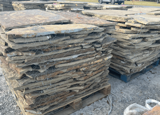 Multi Blend Flagstone at the Grass & Rock Shoppe