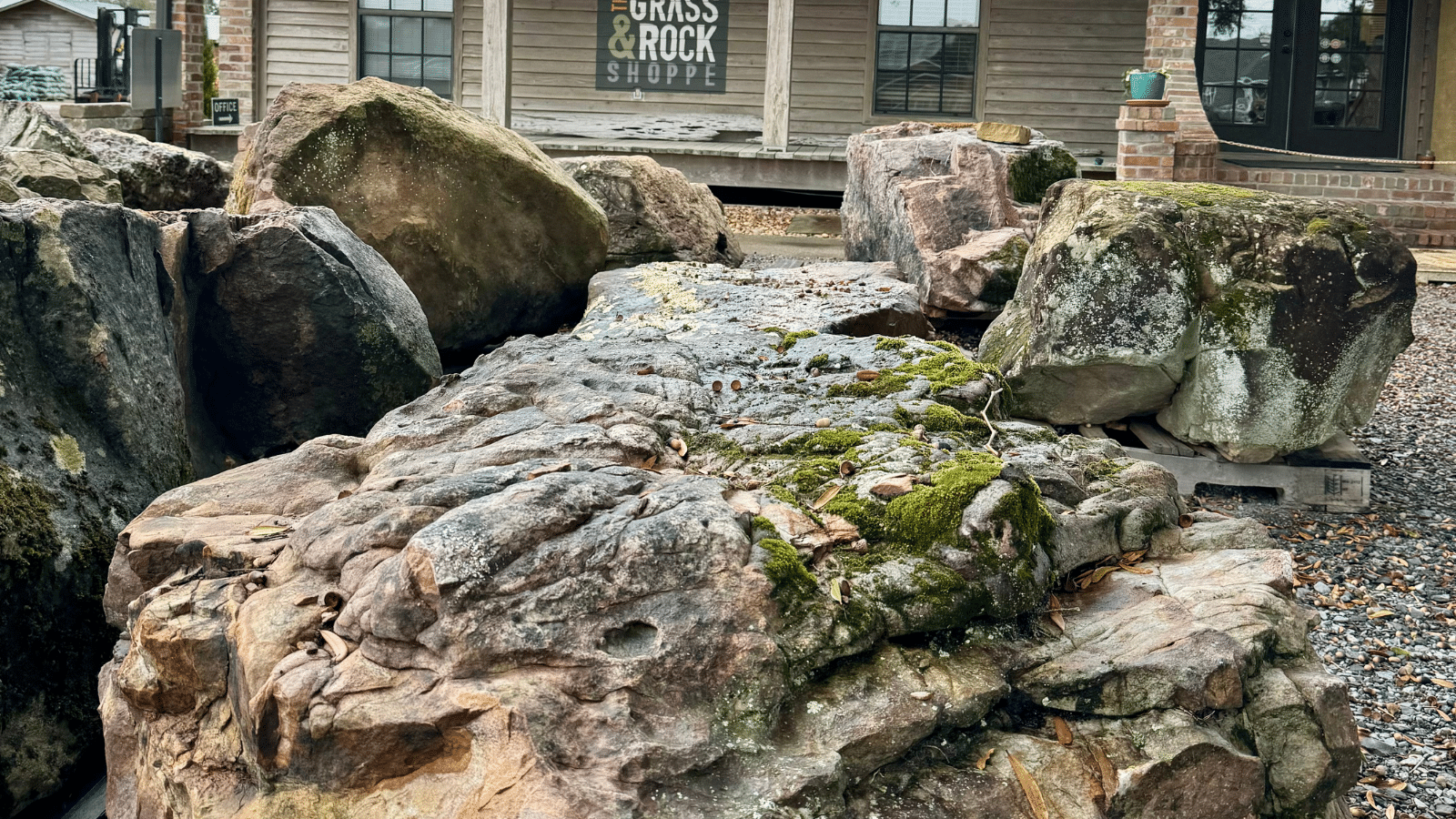 Mossy Boulders in Lafayette, La